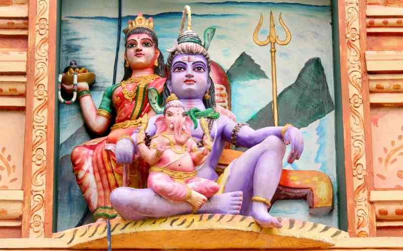 Why do Hindu gods have an North and South Indian origin?