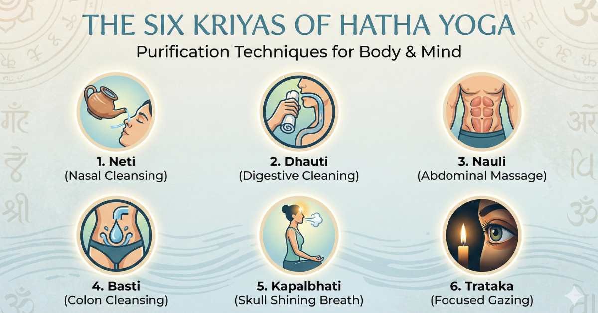 The Six Kriyas of Hatha Yoga